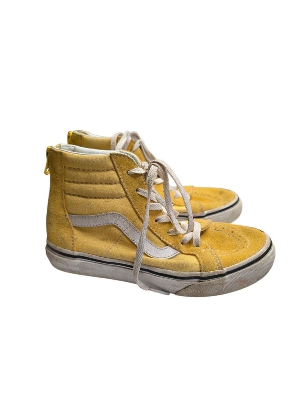 Vans Yellow Mid Top Sneakers Size 3 Unisex